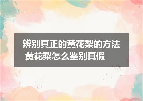 辨别真正的黄花梨的方法 黄花梨怎么鉴别真假