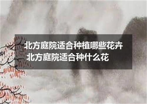 北方庭院适合种植哪些花卉 北方庭院适合种什么花