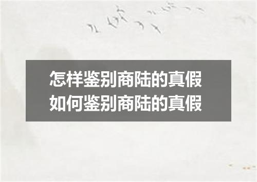 怎样鉴别商陆的真假 如何鉴别商陆的真假