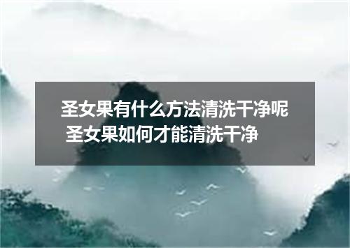 圣女果有什么方法清洗干净呢 圣女果如何才能清洗干净