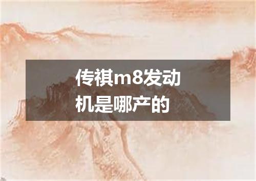 传祺m8发动机是哪产的
