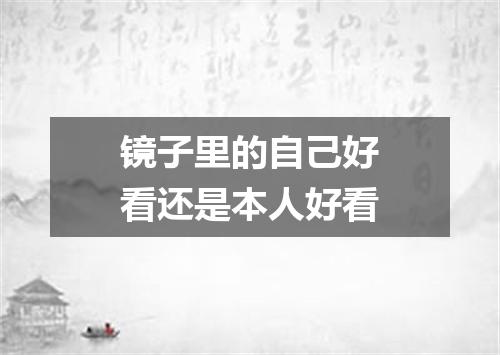 镜子里的自己好看还是本人好看