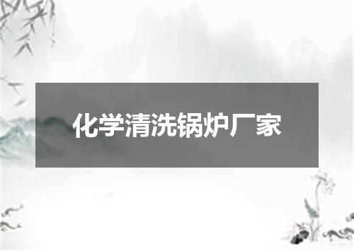 化学清洗锅炉厂家