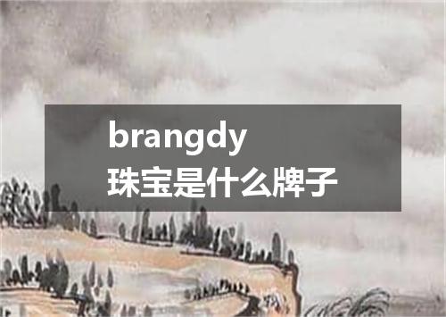 brangdy珠宝是什么牌子