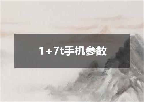 1+7t手机参数