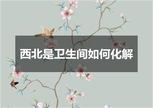 西北是卫生间如何化解