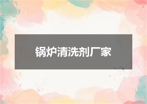 锅炉清洗剂厂家