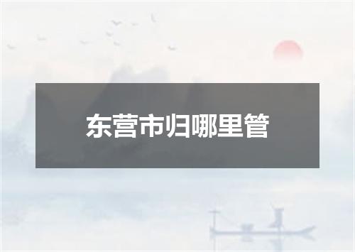 东营市归哪里管