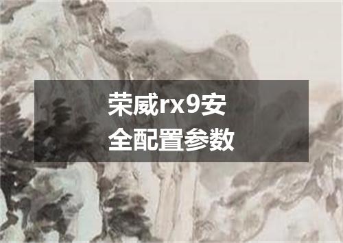 荣威rx9安全配置参数