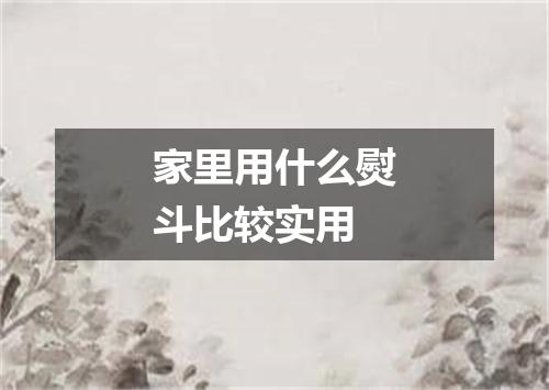 家里用什么熨斗比较实用