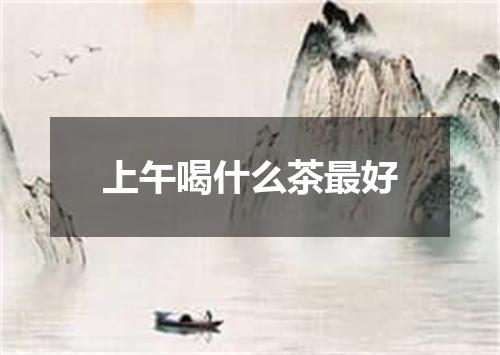 上午喝什么茶最好