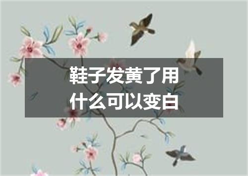 鞋子发黄了用什么可以变白