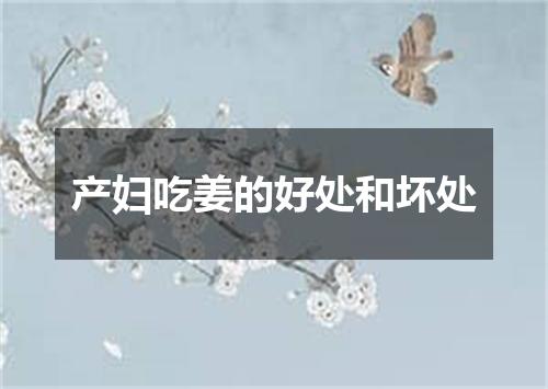 产妇吃姜的好处和坏处