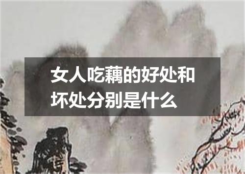 女人吃藕的好处和坏处分别是什么