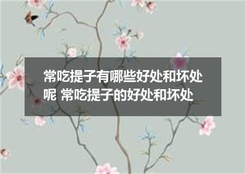 常吃提子有哪些好处和坏处呢 常吃提子的好处和坏处