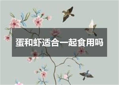 蛋和虾适合一起食用吗