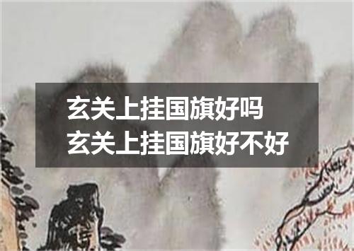 玄关上挂国旗好吗 玄关上挂国旗好不好