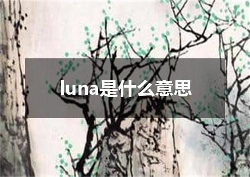 luna是什么意思
