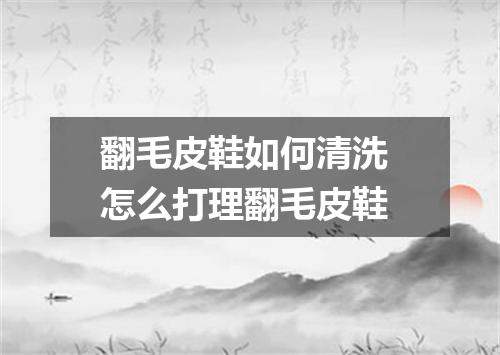 翻毛皮鞋如何清洗 怎么打理翻毛皮鞋