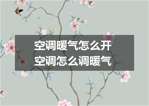 空调暖气怎么开 空调怎么调暖气