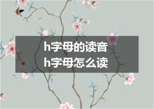 h字母的读音 h字母怎么读