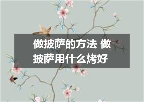 做披萨的方法 做披萨用什么烤好