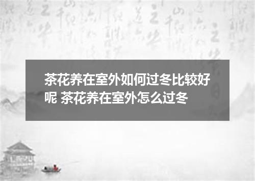 茶花养在室外如何过冬比较好呢 茶花养在室外怎么过冬