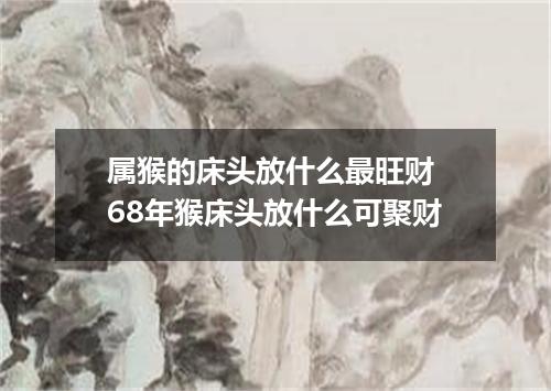 属猴的床头放什么最旺财 68年猴床头放什么可聚财
