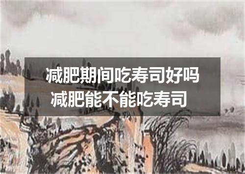 减肥期间吃寿司好吗 减肥能不能吃寿司