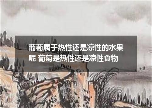 葡萄属于热性还是凉性的水果呢 葡萄是热性还是凉性食物