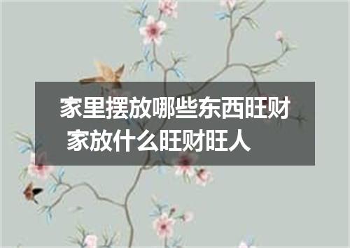 家里摆放哪些东西旺财 家放什么旺财旺人
