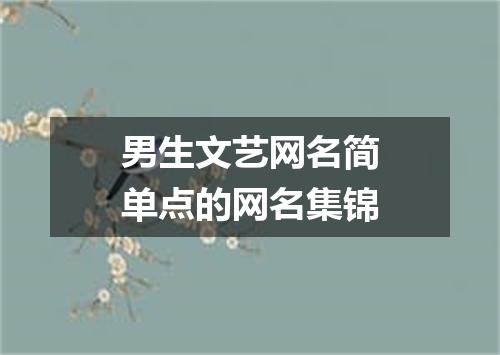 男生文艺网名简单点的网名集锦