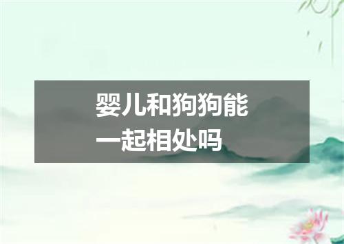 婴儿和狗狗能一起相处吗