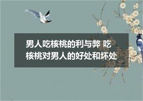 男人吃核桃的利与弊 吃核桃对男人的好处和坏处