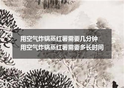用空气炸锅蒸红薯需要几分钟 用空气炸锅蒸红薯需要多长时间
