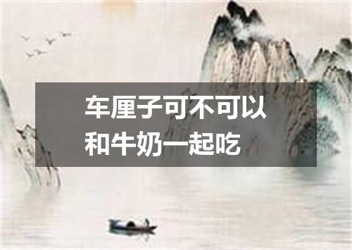 车厘子可不可以和牛奶一起吃