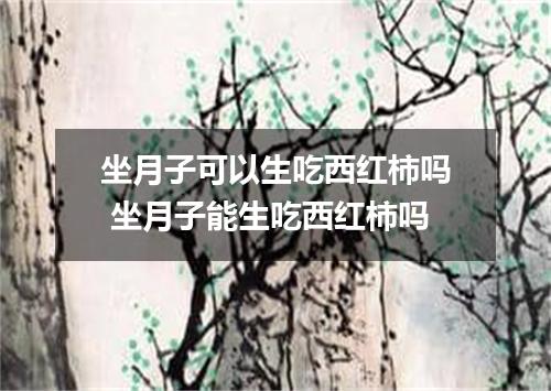 坐月子可以生吃西红柿吗 坐月子能生吃西红柿吗