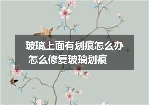 玻璃上面有划痕怎么办 怎么修复玻璃划痕