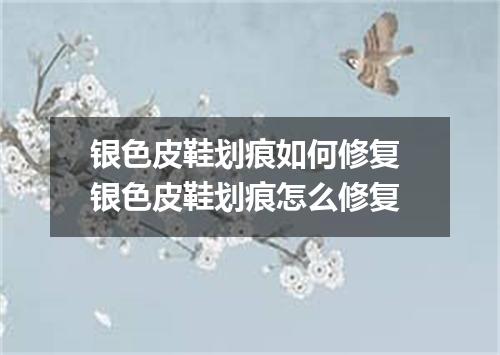 银色皮鞋划痕如何修复 银色皮鞋划痕怎么修复