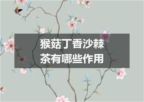 猴菇丁香沙棘茶有哪些作用