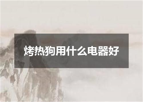 烤热狗用什么电器好