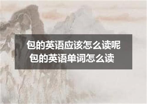 包的英语应该怎么读呢 包的英语单词怎么读