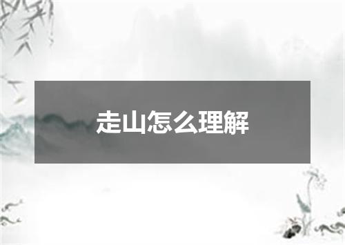 走山怎么理解