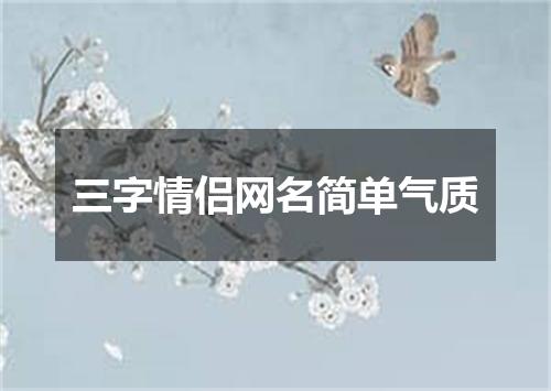 三字情侣网名简单气质
