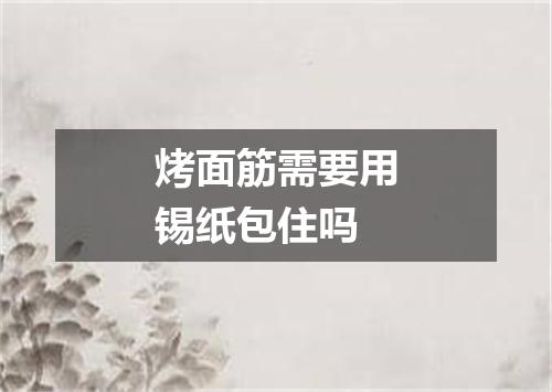 烤面筋需要用锡纸包住吗