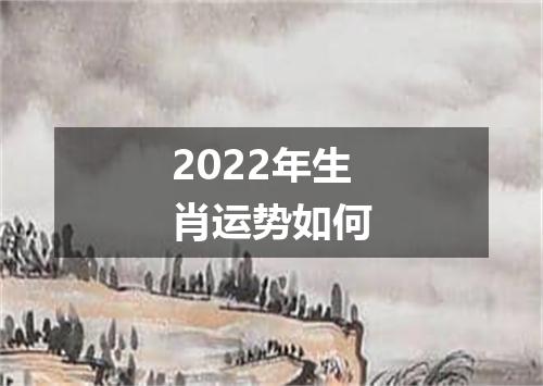 2022年生肖运势如何