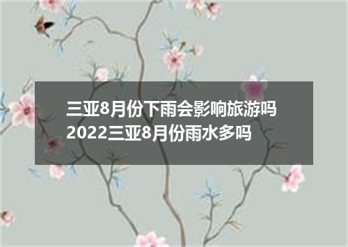 三亚8月份下雨会影响旅游吗 2022三亚8月份雨水多吗