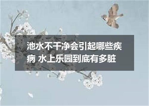 池水不干净会引起哪些疾病 水上乐园到底有多脏