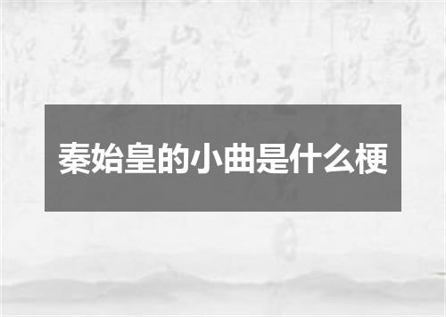 秦始皇的小曲是什么梗