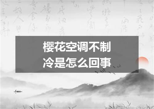 樱花空调不制冷是怎么回事